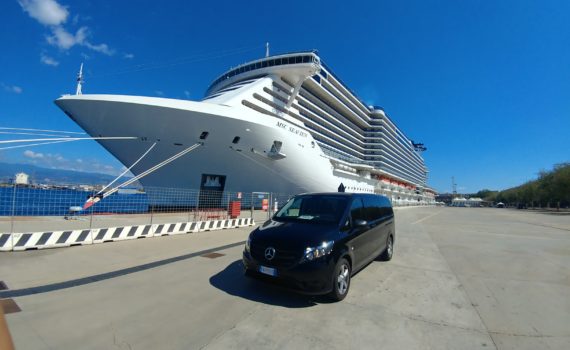 Cruise ship from Messina Port